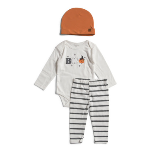 Newborn 3pc Boo Bodysuit And Pants Set | Kids' Halloween | T.J.Maxx