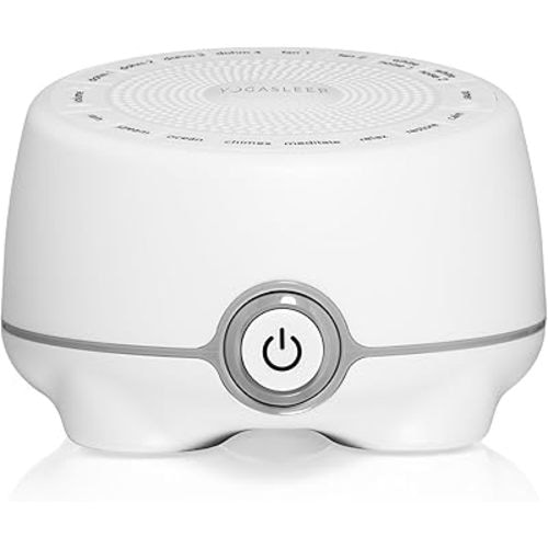 Yogasleep Whish White Noise Sound Machine, 16 Natural & Soothing Sounds, Volume Control for Baby & Adults, Get Office Privacy, Concentration, Sleep Aid, Compact for Easy Travel, Essentials for Nursery