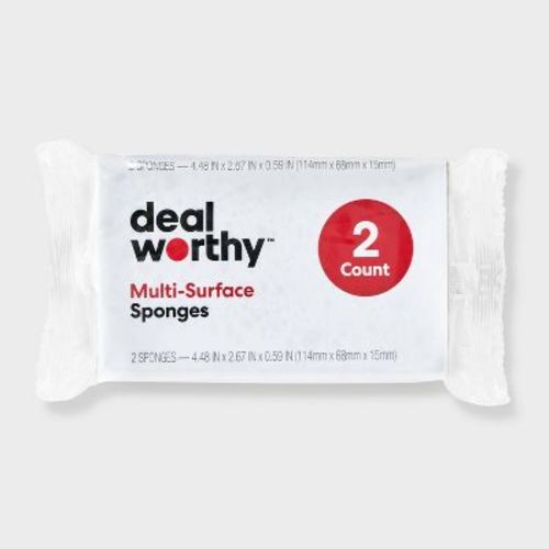 Dish Sponge - 2ct - Dealworthy™