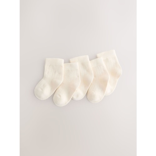 Cream Baby Socks 5 Pack