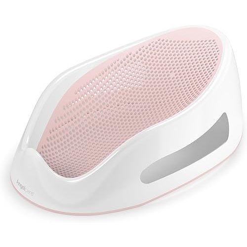 Angelcare Baby Bath Support, Pink, for Babies Less Than 6 Months of Age, Made in Canada