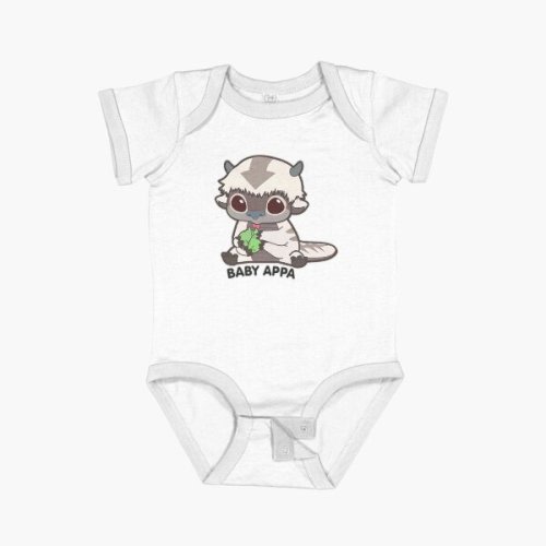 Avatar The Last Airbender Merch Cute Baby Appa Baby One-Piece