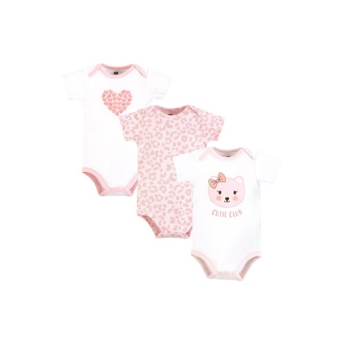 Essential Three-Piece Set of Cotton Bodysuits