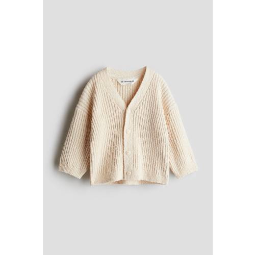 OVERSIZED BOUCLÉ-KNIT CARDIGAN