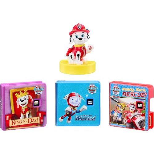 Little Tikes Story Dream Machine - Colección Marshall de la Patrulla Canina, 3 historias, personaje extra, proyectos de cuentos para niños, reproducción de audio, juguete divertido, a partir de 3 años