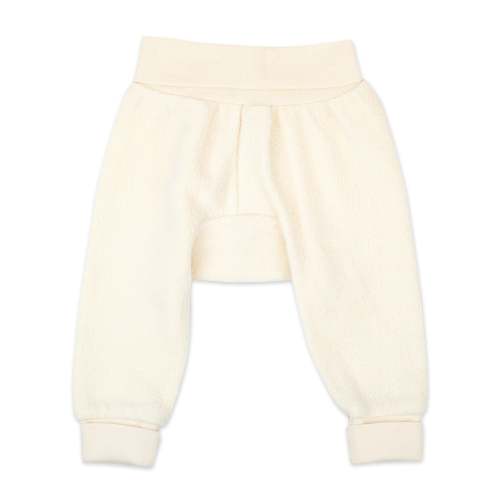 Cream Cozie Fleece Baby Pants with Cuffs | Zutano