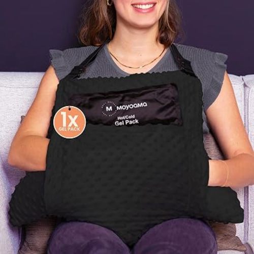 MOYOAMA 2 Pcs Hysterectomy Pillow Set - Incl 1 Gel Pack for Soothing Relief - Hysterectomy Recovery Must Haves After C Section,Post Surgery Pillow,Abdominal Surgery Recovery Pillow,Hysterectomy Gifts