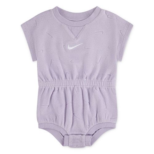 Newborn Baby Nike Jacquard Towel Terry Romper
