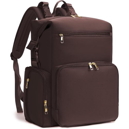 CEI-CEI Neoprene Diaper Bag Backpack with Insulated Pockets, Large Newborn Baby Maternity Bags Travel Tote with Changing Pad