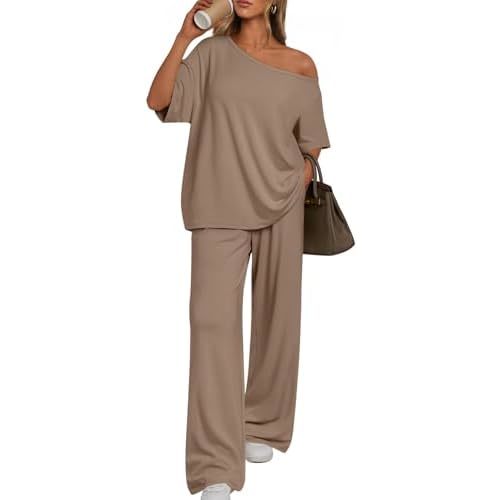 Trendy Queen Womens 2 Piece Lounge Sets Airport Travel Casual Outfits