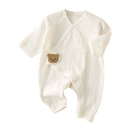 Newborn Clothes Organic Cotton Jumpsuit Baby Boy Girl Long Sleeve Jumpsuits for Fall Winter 𝐎ne Piece Romper