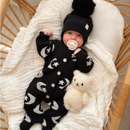 Midnight Sky Jacquard Jumpsuit