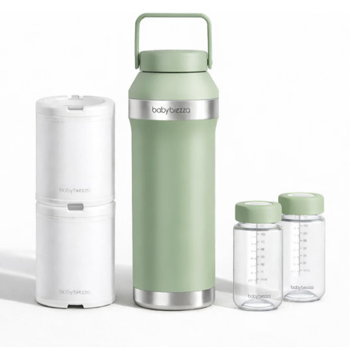 Baby Brezza 24-Hour Breastmilk Portable Cooler - Sage Green, 20 Oz