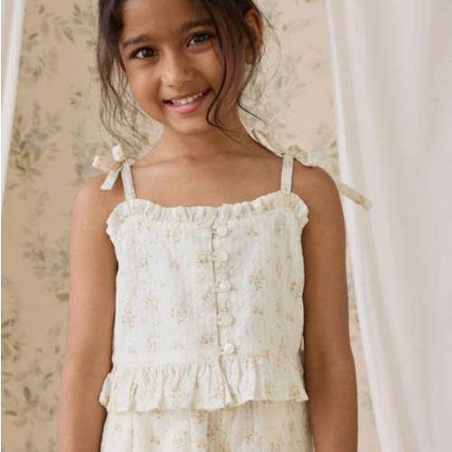 Organic Cotton Mirabel Top-Justine Parchment – Jamie Kay USA