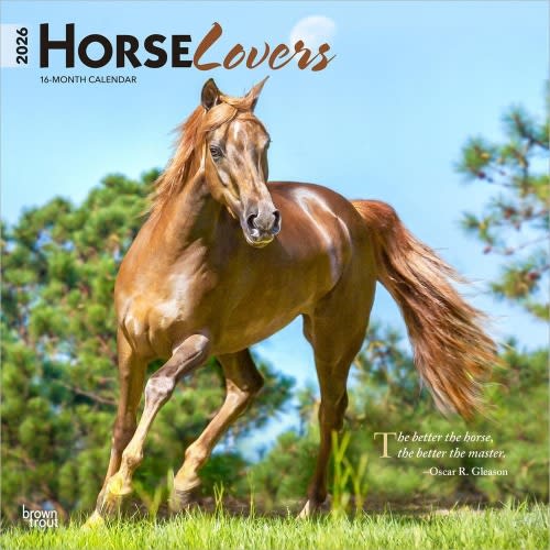 Horse Lovers 2026 Wall Calendar