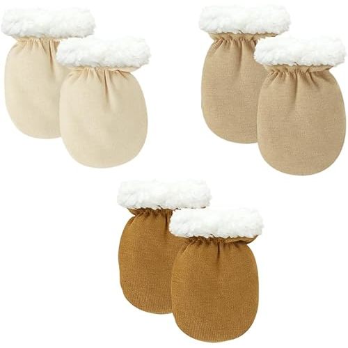 Cute Baby Mittens Newborn, No Scratch Baby Boy Mittens, Baby Girl Hat Gloves for Toddlers, Infant, Newborn