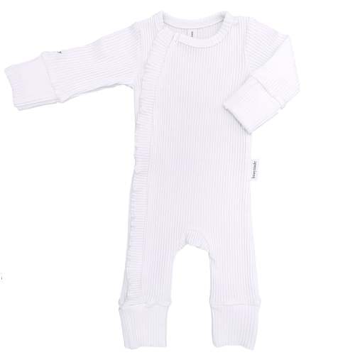 Baby Frill Onesie - White