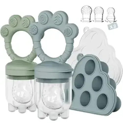 Baby Fruit Feeder,Breastmilk Popsicle Molds,Perfect for Teething Relief