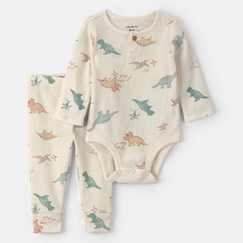 Baby Boy Carter's 2-Piece Dinosaur Bodysuit & Pant Set