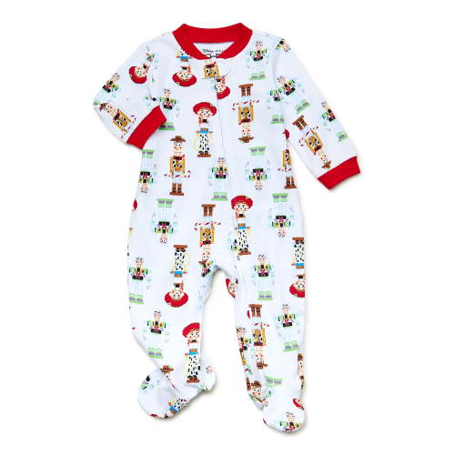 Toy Story Baby Girls Xmas Sleep N Play Cotton Sleepwear, Sizes 0-9 Months