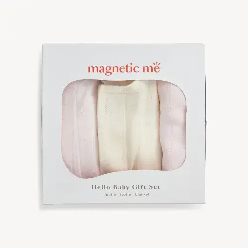 Hello Baby Gift Set – Cotton Candy/Tofu (0-3M)