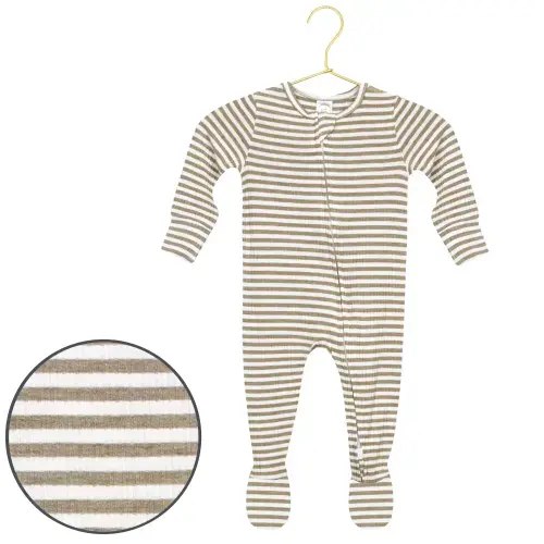 Indy Ribbed Zipper Footies