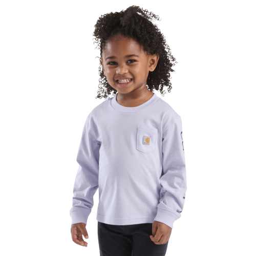 Carhartt Core Logo Pocket Long-Sleeve T-Shirt for Kids