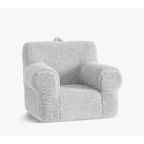 Anywhere Chair®, Gray Cozy Sherpa | Pottery Barn Kids