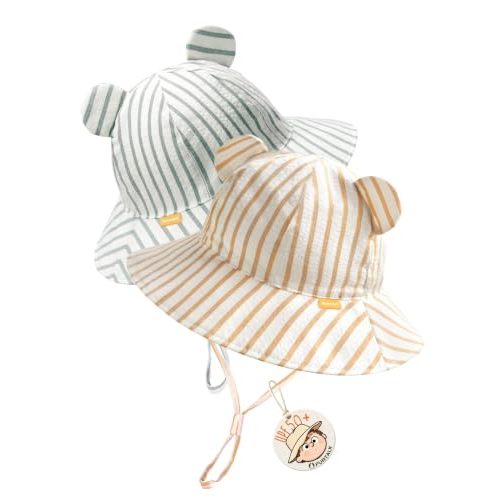 FURTALK Baby Sun Hat Infant Toddler Hat UPF 50+ Bucket Hat for Baby Boys Girls Beach Hat with Wide Brim