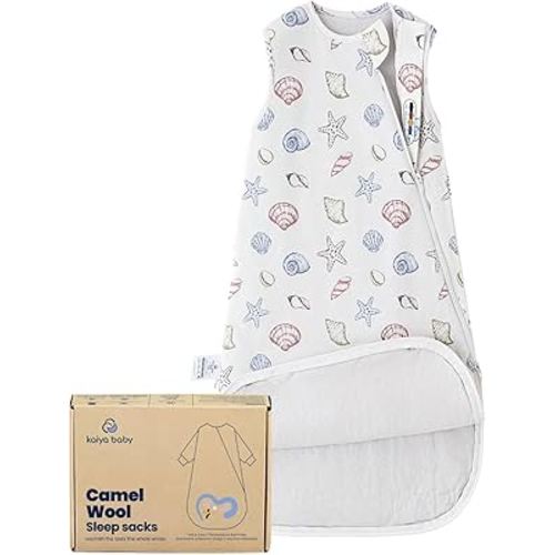 Unisex Sleeping Bag for Babies and Toddlers 1.0 Tog Sleep Sack 0-6 Months, Newborn Sleep Sack, Wearable Blanket Baby, One Piece Sleeveless Sleep Sack, Gifts for Baby