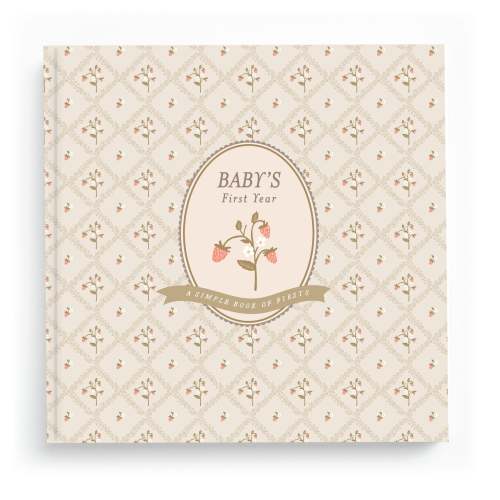 Cottage Garden Baby Memory Book