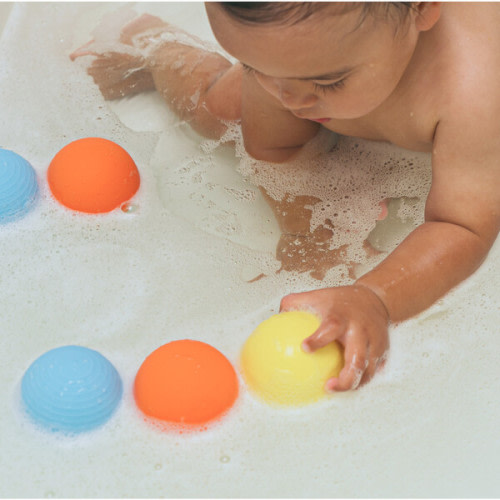 All-in-One Baby Ball for Sensory Bath & Play, Yellow - Biggest Little | Maisonette
