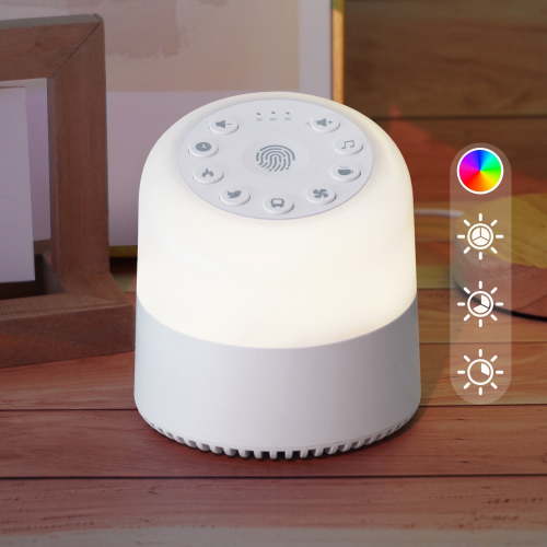 INXDOLHOM White Noise Machine for Baby Adult Sleep, 32 Soothing Sound Machine with Night Light for Home Office Travel, White