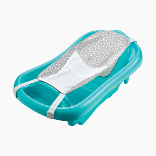 The First Years Sure Comfort Deluxe Newborn to Toddler Tub with Sling - Aqua