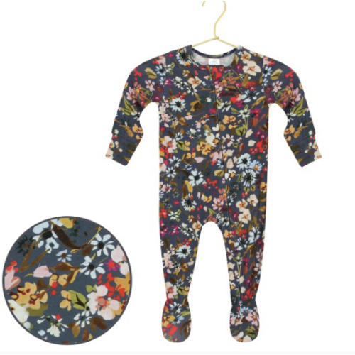 Ruby Zipper Footies
