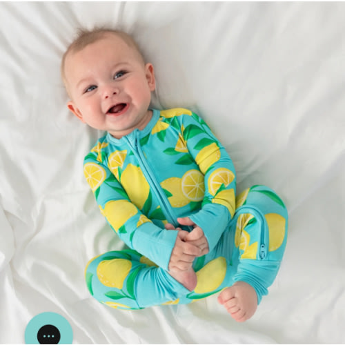 Blue Sunny Citrus Zippy – Little Sleepies