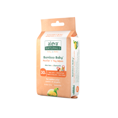 Aleva Naturals Bamboo Baby Pacifier & Toy Wipes