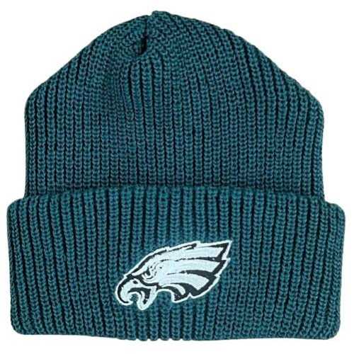 Baby Infant sized to fit Newborn-18 months Eagles Dark Green Knit Hat Cap