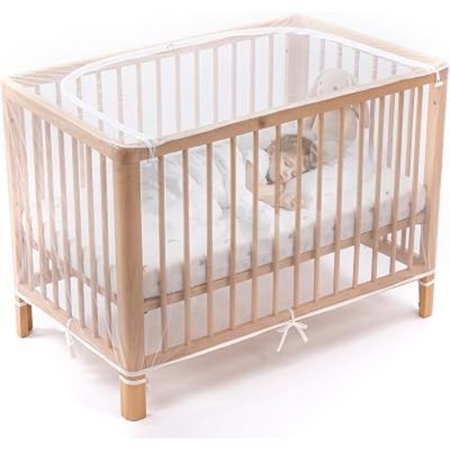 Crib Mosquito Net Cover for Full Size, Breathable Mesh Canopy Tent