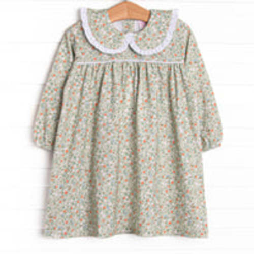 Snowdrop Sweeties Dress, Green – Stitchy Fish
