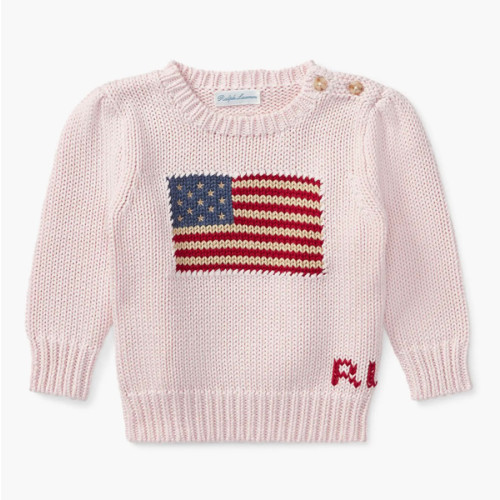 Ralph Lauren Flag Cotton Sweater
