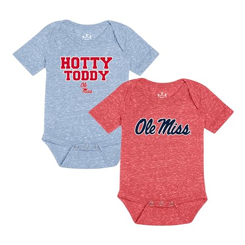 Little King Short Sleeve NCAA Romper 2 Pack-Knobby Fabric-Infant Sizes