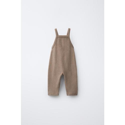 SOFT TOUCH OVERALLS - taupe brown | ZARA United States