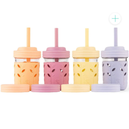8oz Glass Mason Jar Drinking Tumblers + Food Storage