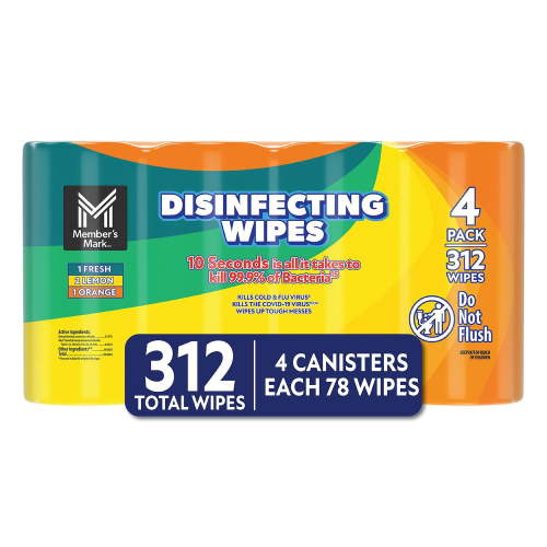 Member's Mark Disinfecting Wipes, Variety Pack, 4 pk., 312 ct.