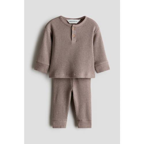 2-PIECE WAFFLED COTTON SET