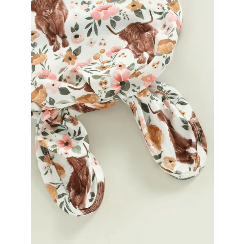 floral print bag newborns featuring long sleeves a - Temu