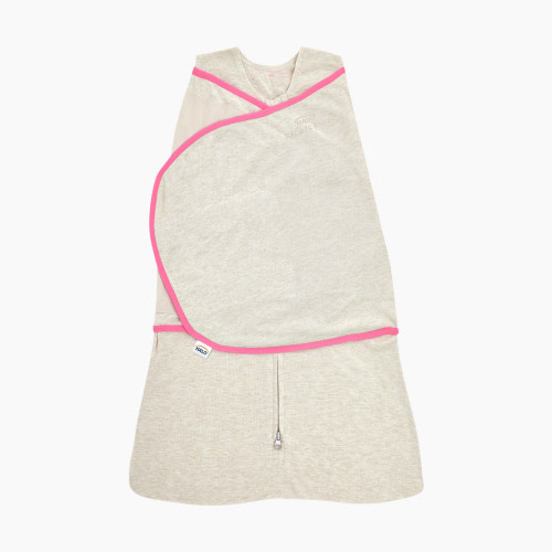 Halo Ideal Temp SleepSack Swaddle - Oatmeal/Pink, Newborn