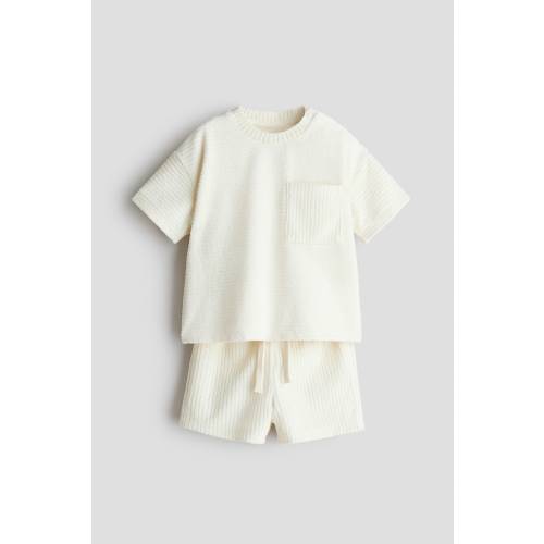 2-PIECE RIBBED TERRY SET