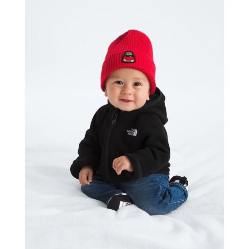 Black Baby Glacier Full Zip Hoodie by The North Face